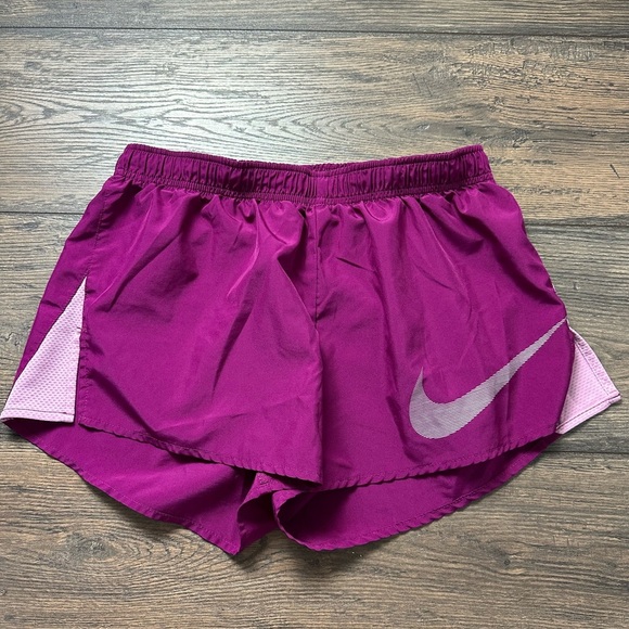 Nike Purple Athletic Shorts - Picture 1 of 3